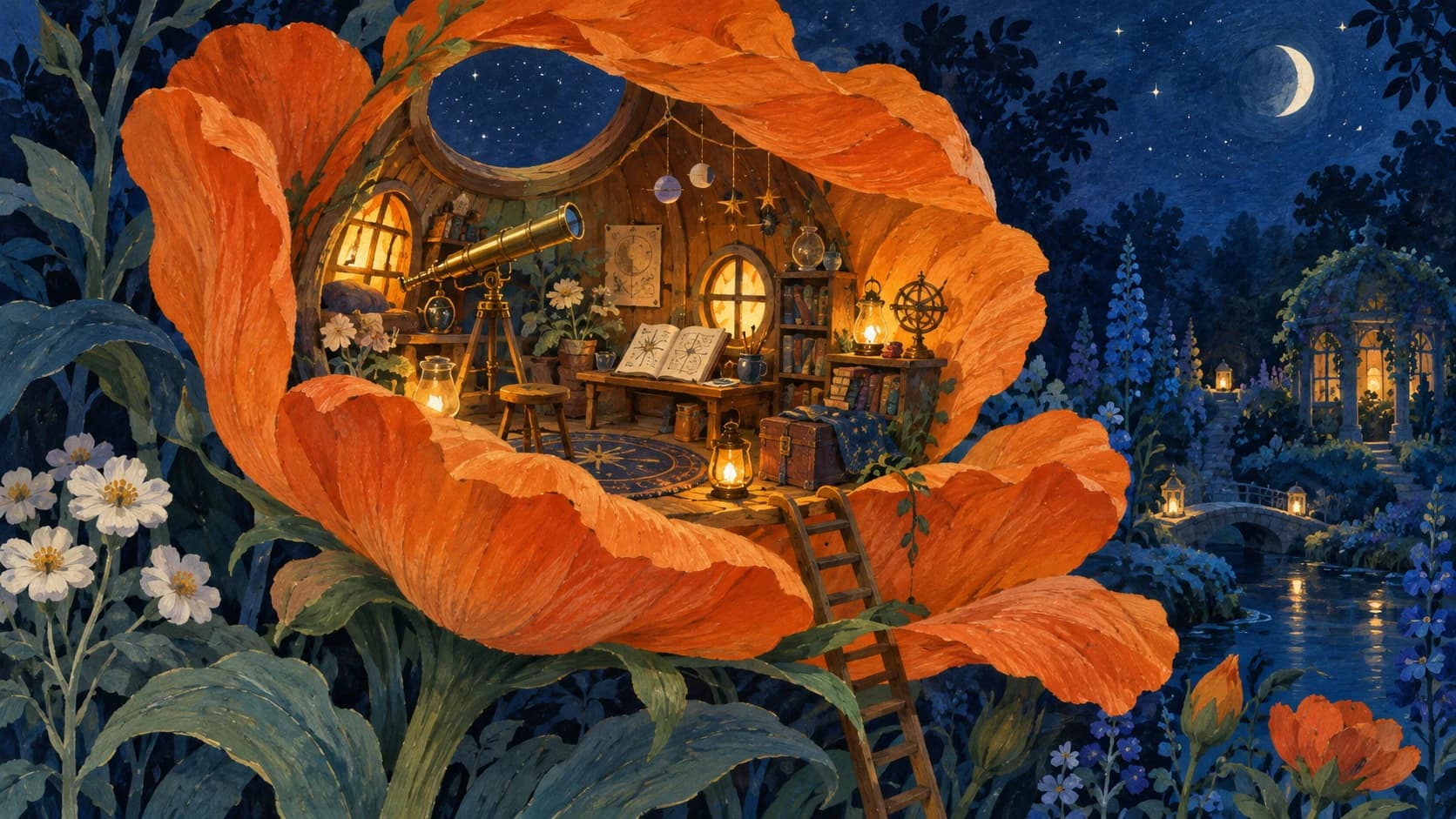 Storybook art prompt illustration